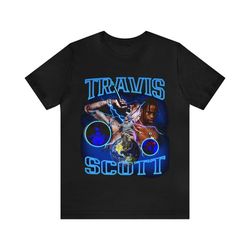 vintage 90s rap bootleg style t-shirt travis scott 90s unisex graphic tee shirt
