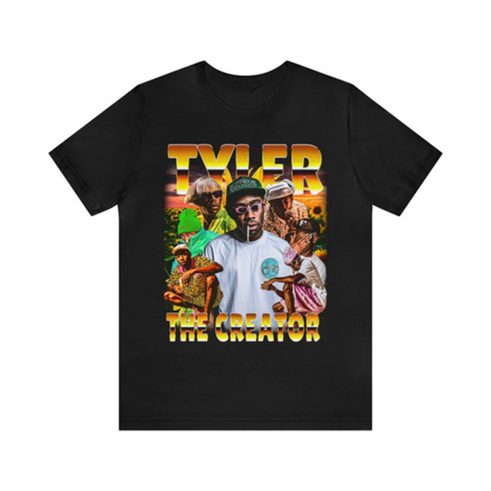Vintage 90s Rap Bootleg Style T-Shirt TYLER THE CREATOR Unisex Graphic Tee Shirt.jpg