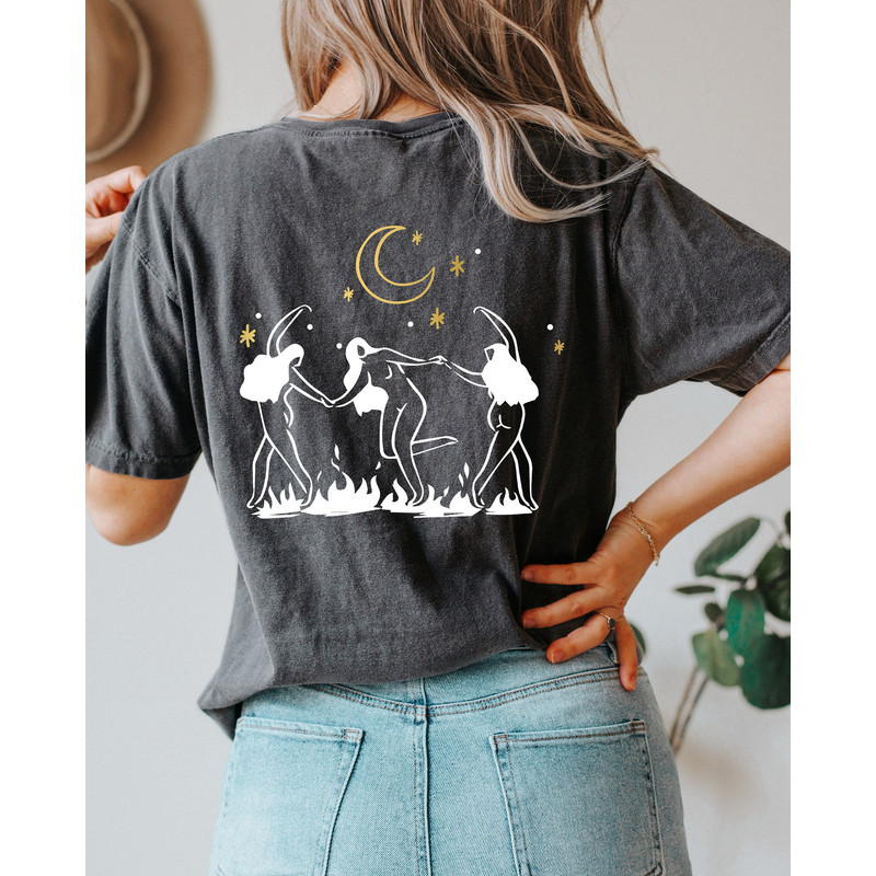 We Are The Granddaughter Of The Witches They Could Not Burn Oversized T-Shirt, Comfort Colors Shirt, Oversized Crewneck.jpg