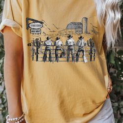 western cowboys oversized shirt, vintage tshirt, cowboy shirt 1