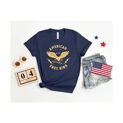 american eagle free bird tee shirt, american eagle shirt, freedom tee, fourth of july shirt, patriotic america shirt, in