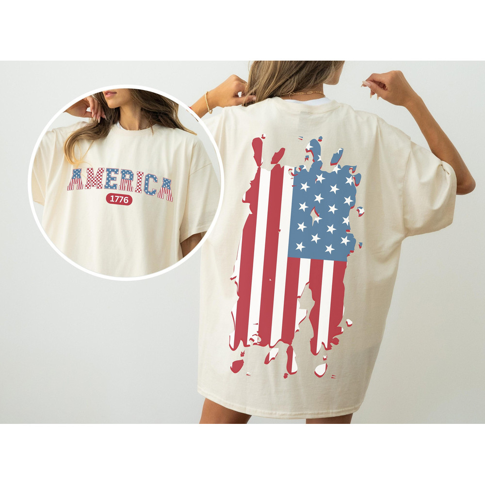 America 1776 Shirt, Comfort Colors, July 4th Tshirt, Patriotic Shirt, America Shirt, USA Shirt, 4th of July Shirt, American Flag Shirt.jpg
