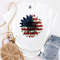 America Sunflower Shirt, Usa Flag Flower Tee, Gift For American, 4th Of July Flag Graphic Shirt, Freedom Shirt.jpg