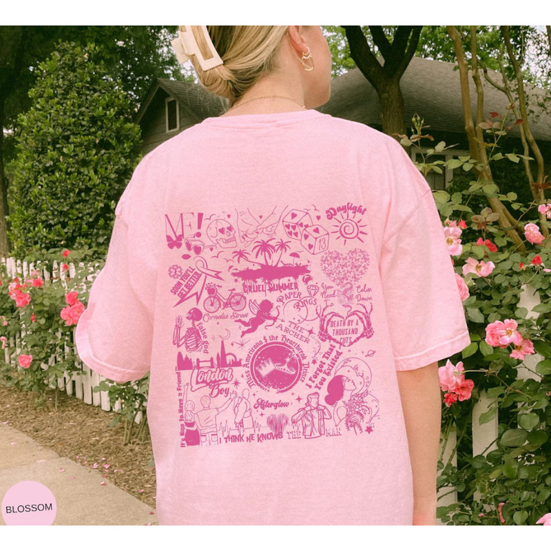 Comfort Colors Lovers Shirt, Lover Girl Gift, Fan-Made Shirt, Tracklist Shirt, Galentines Gift Shirt.png