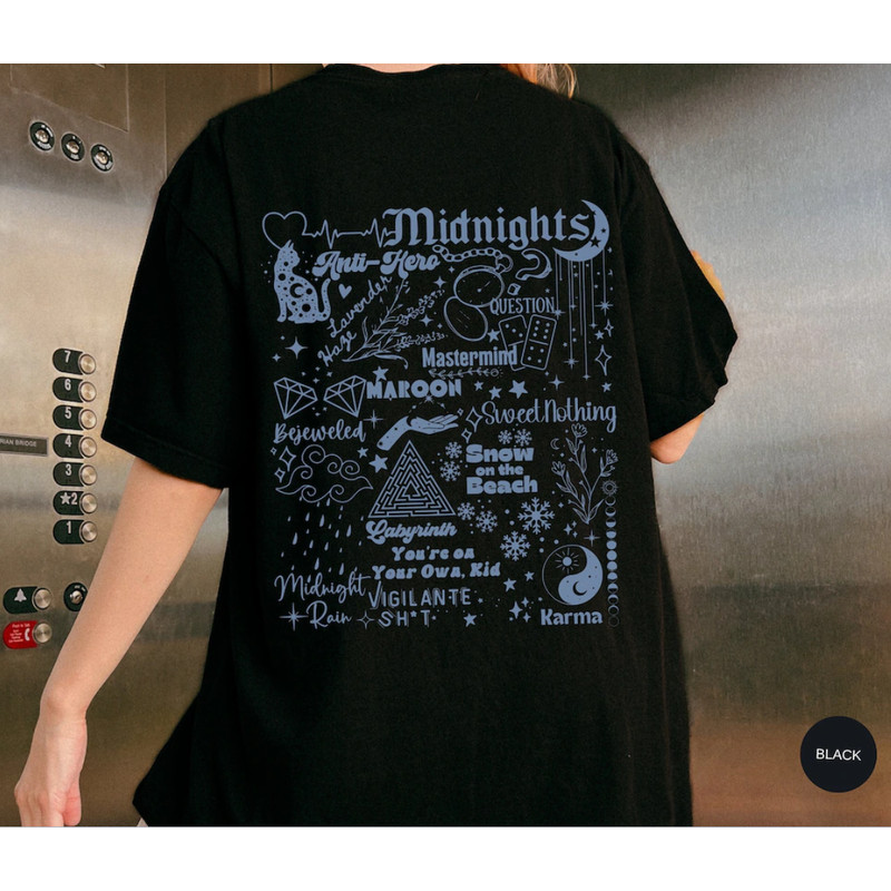 Comfort Colors Midnight Shirt, Midnight Gift, Karma Sweatshirt, Bejeweled Shirt, Midnight Tracklist Shirt.png