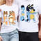 Custom Bluey Dad Shirt, Bluey Family Matching Shirt, Bluey Fathers Day 2024 Shirt, Gift For Dad, Couple Bluey Shirt.png