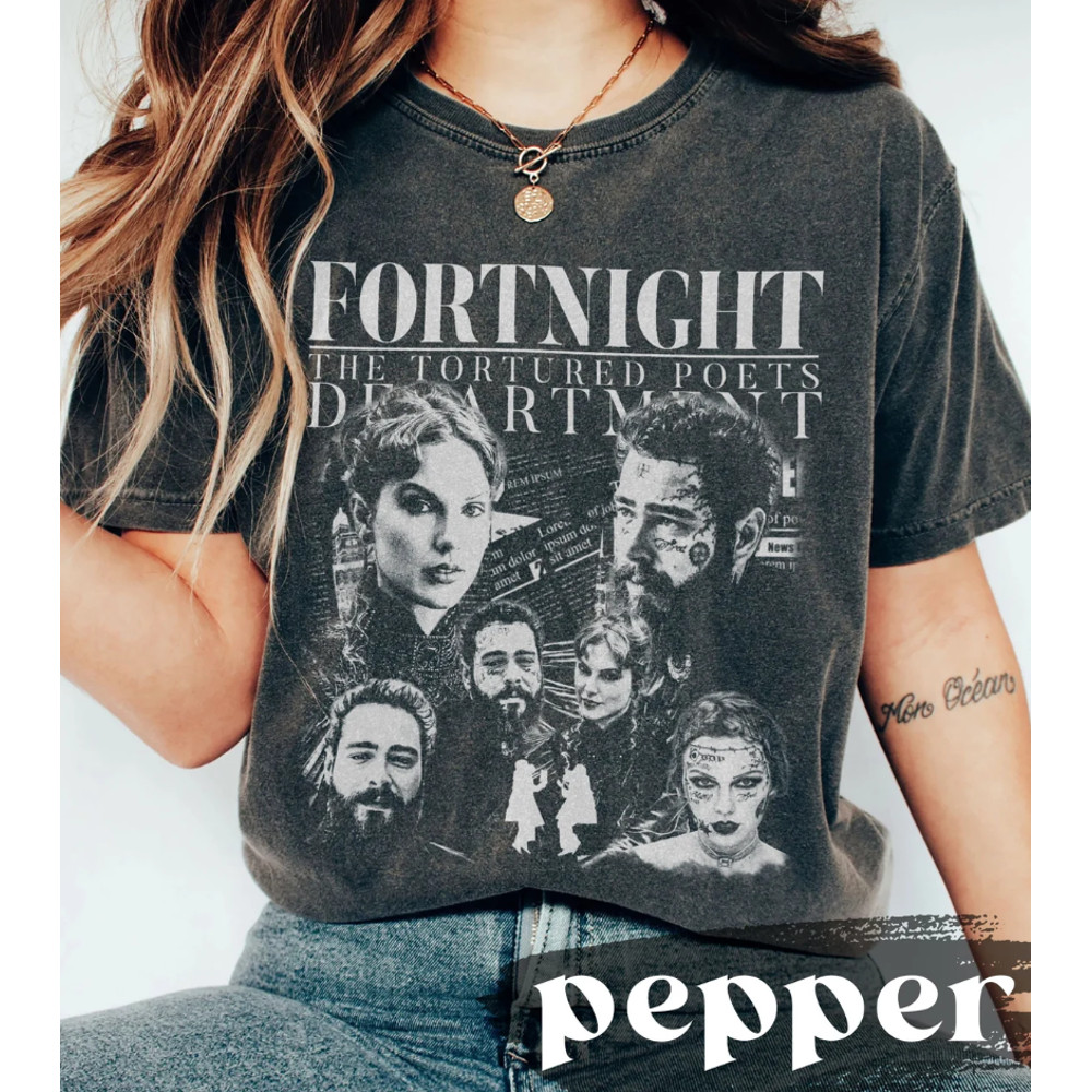Taylor Tortured Poets Department Shirt, Swifties Merch, Fort Night Shirt, Post Malone Shirt, Ts Vers T-Shirt.png