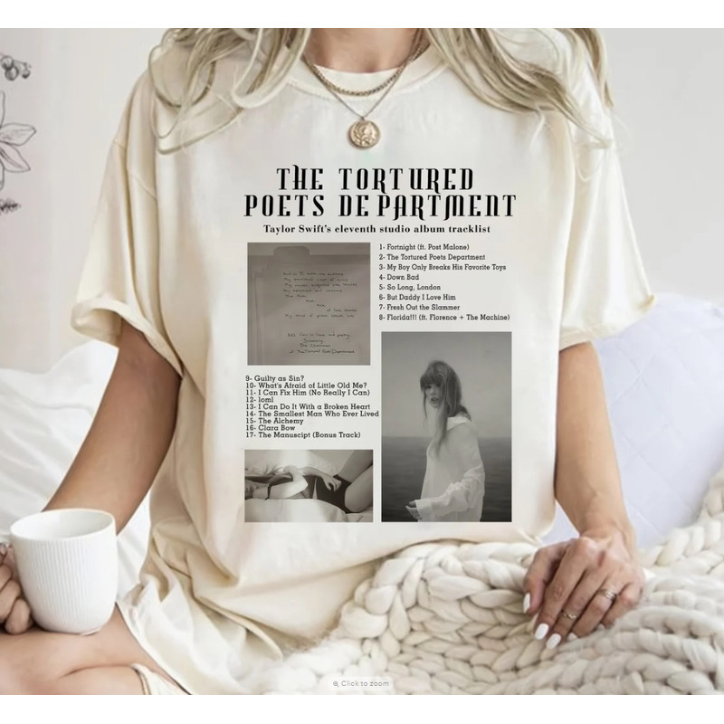 The Tortured Poets Department Tshirt , Tttpd Merch, Swift T-Shirt, The Era Tour 2024, Ttpd Swiftie T-Shirt.png