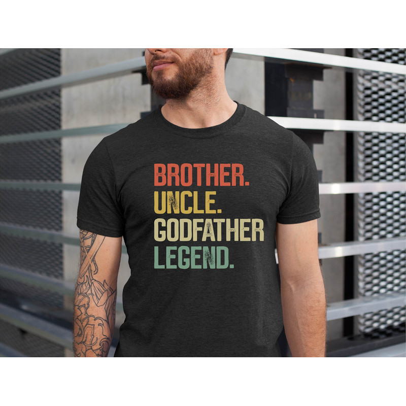 Brother Uncle Godfather Legend Tee Shirt, Godfather Gift for Uncle Brother Retro Vintage Style Shirt, Gift For Uncle.jpg