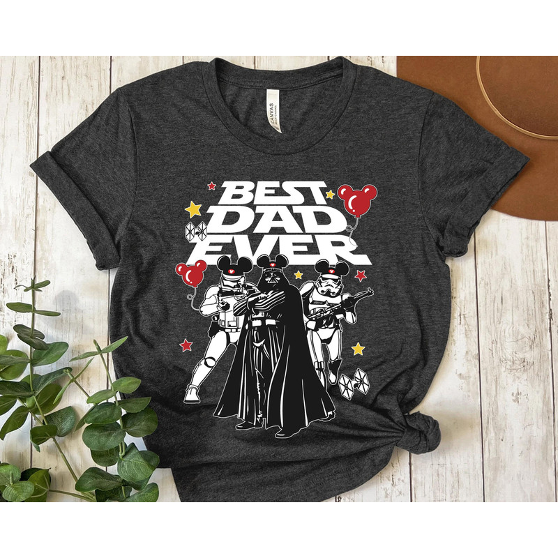 Darth Vader Stormtrooper Best Dad Ever Comfort Colors Shirt, Star Wars Fathers Day T-shirt, Disney Daddy Tee.jpg