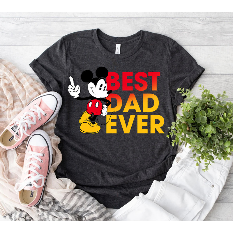 Disney Mickey Mouse Best Dad Ever, Mickey Fathers Day T-Shirt, Unisex T-Shirt For Men, Women Hoodie Sweatshirt, Kid T-Sh.jpg