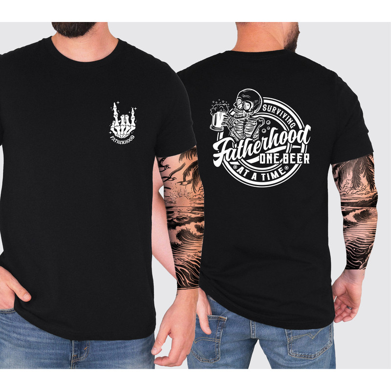 Funny Fatherhood Shirt, Dad Shirt, Fathers Day Shirt, Gift For Dad, Dad Joke Shirt, Trendy Back and Front Shirt.jpg