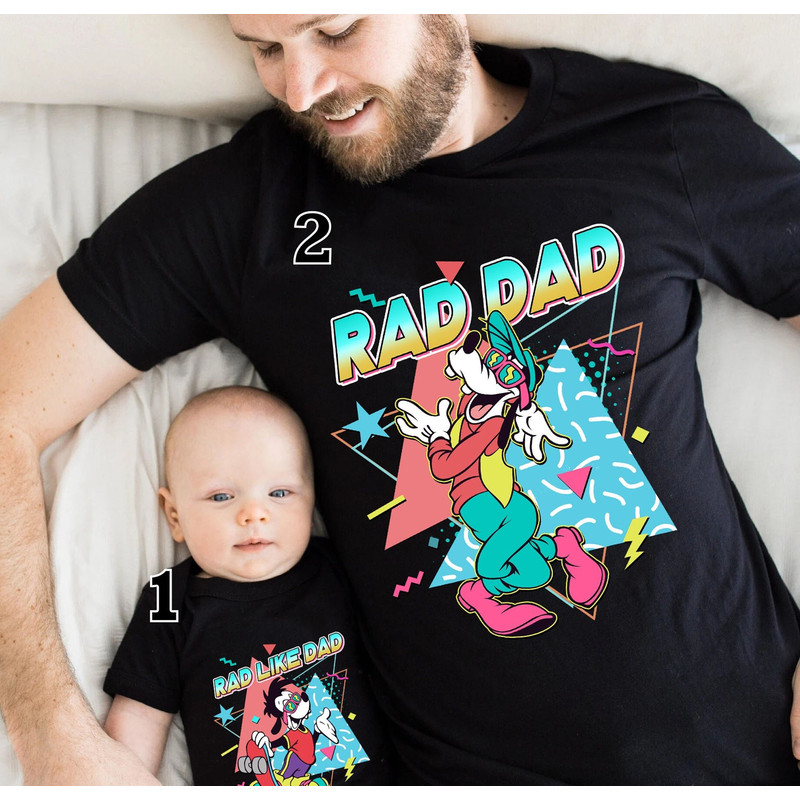 Goofy and Max Matching Shirt, Goofy Rad Dad Shirt, Max Goof Rad Like Dad Shirt, Retro A Goofy Movie Shirt, Fathers Day.jpg