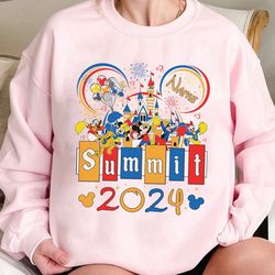 personalized disneyland summit 2024 shirt, nationals cheerleader, disneyworld cheerleading 2024, summit bound disney