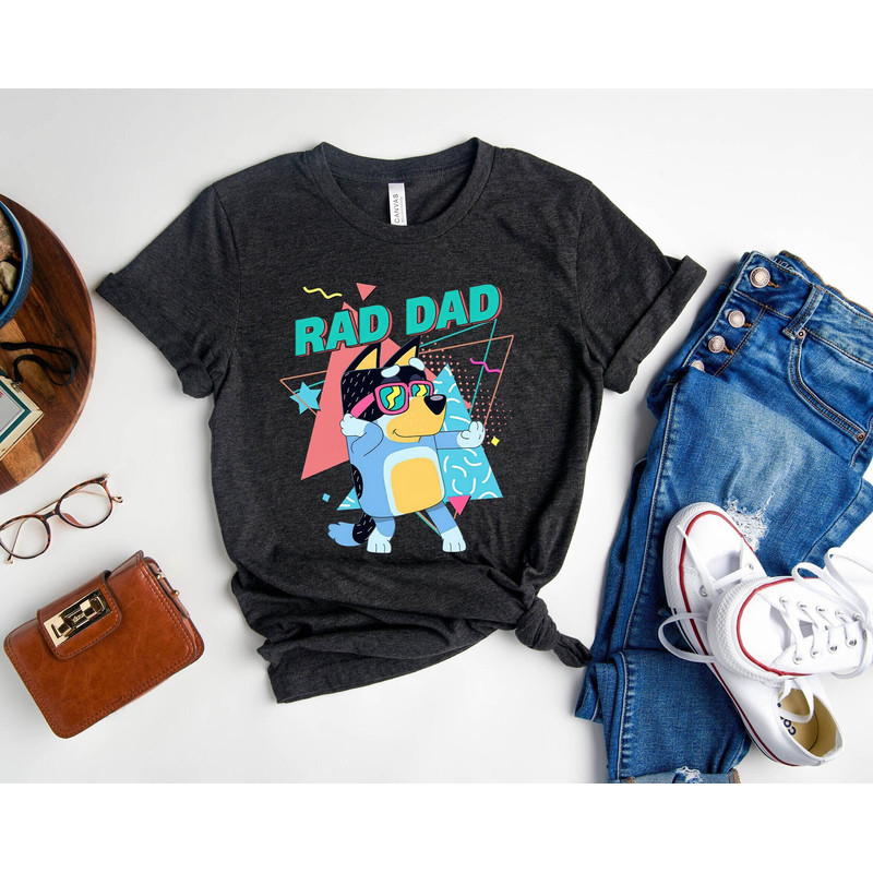 Retro Rad Dad Bluey Shirt, Retro Chilli Heeler Shirt, Chilli Heeler, Dad Bluey Shirt, Bluey Family Shirt, Bluey Cool Dad.jpg