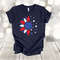 Independence Day Tee, Patriotic Sunflower, Red White And Blue, July 4th, Premium Soft Unisex Tee, Plus Sizes Available.jpg