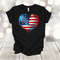 Independence Day, Heart Shaped Flag, Love America, Flag, Patriotic Shirt, Premium Soft Unisex Shirt, 2x, 3x, 4x, Plus Sizes Available.jpg