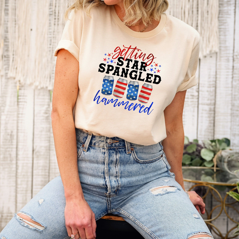Getting Star Spangled Hammered Shirt, 4th Of July Shirt, Independence Day Tee, USA Patriotic T-Shirt, USA Shirt.jpg