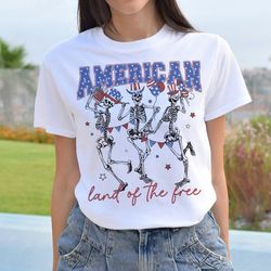 dancing skeleton 4th of july shirt, american flag shirt, fourth of july shirt, red white blue shirt, independence day te