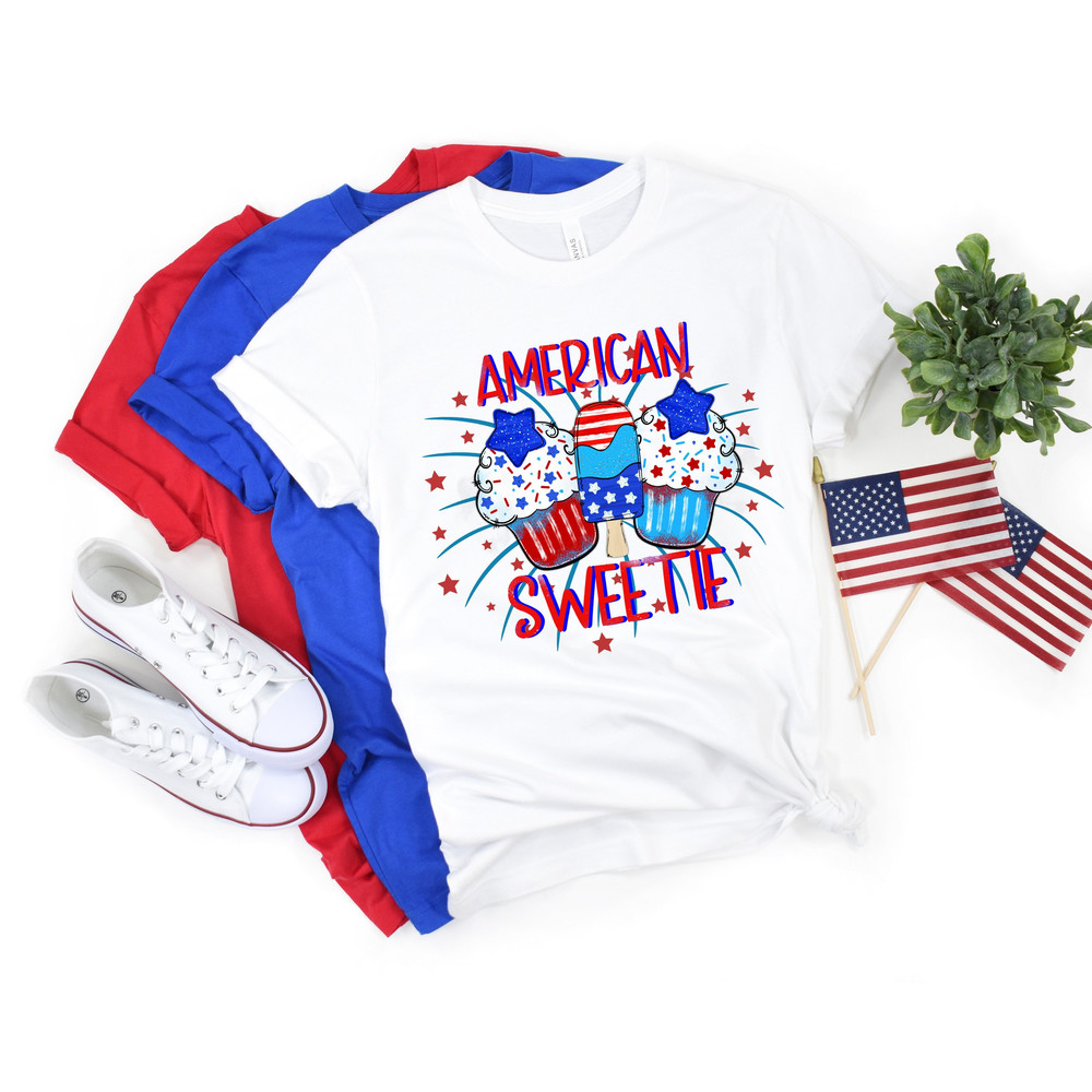 America Sweetie, America, Merica, Patriotic Shirt, 4th of July, Independence Day, Patriotic Pig T-Shirt,4th of July Family Shirts.jpg