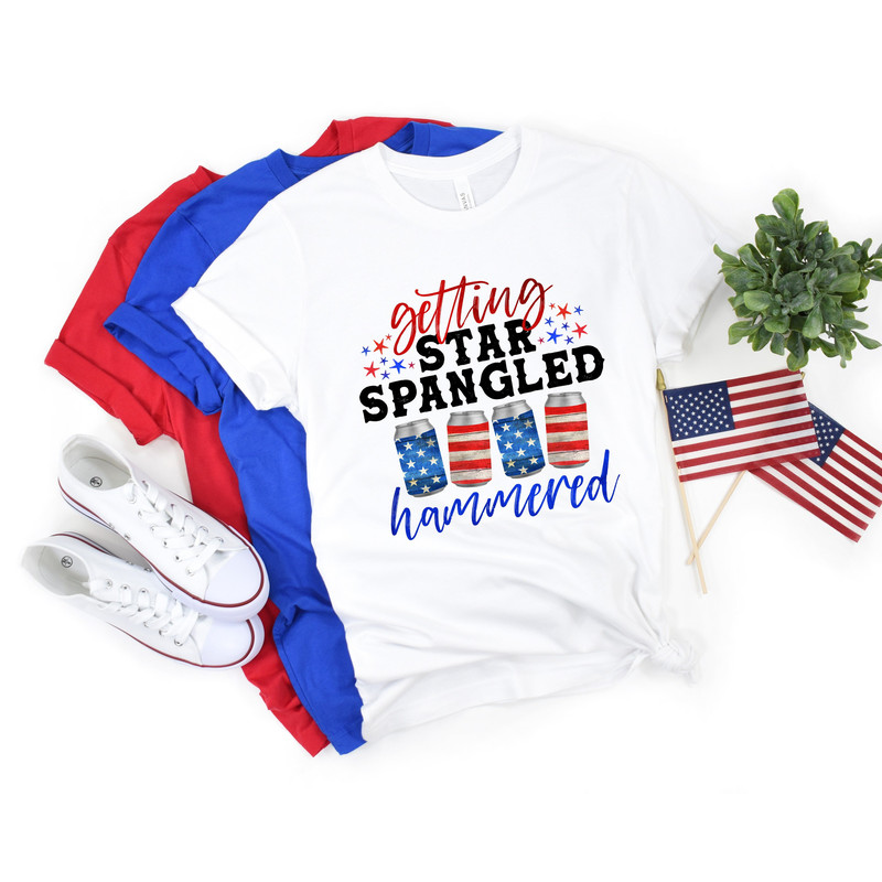 Getting Star Spangled Hammered shirt, Memorial Day Shirt, 4th of July Shirt, Independence Day Shirt, July 4th shirt, Funny July 4th shirt.jpg