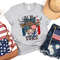 Oh My Stars Cow Shirt, Highland Cow shirt, Highland Cow With 4th July, American Flag Shirt, Fourth Of July Tee, Independence Day 1.jpg