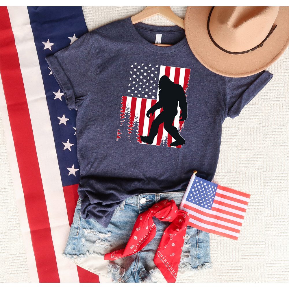 Big Foot American Shirt, USA Flag Shirt, Patriotic Shirt, American Shirt, 4th Of July Shirt, American Family Shirt, Independence Day Shirt.jpg