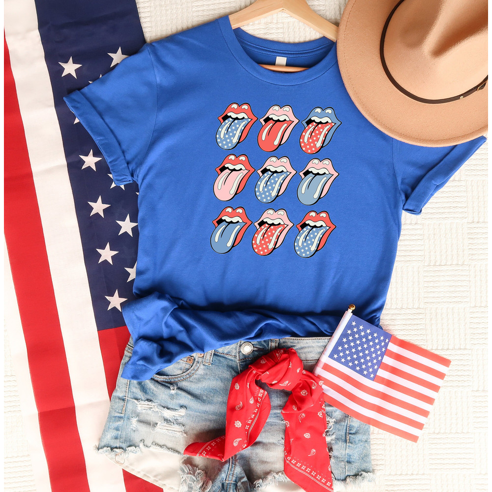 Lips 4th Of July Shirt, Woman 4th Of July Shirt, USA Flag Shirt, Patriotic Shirt, American Shirt, 4th Of July Shirt, Independence Day Shirt 2.jpg