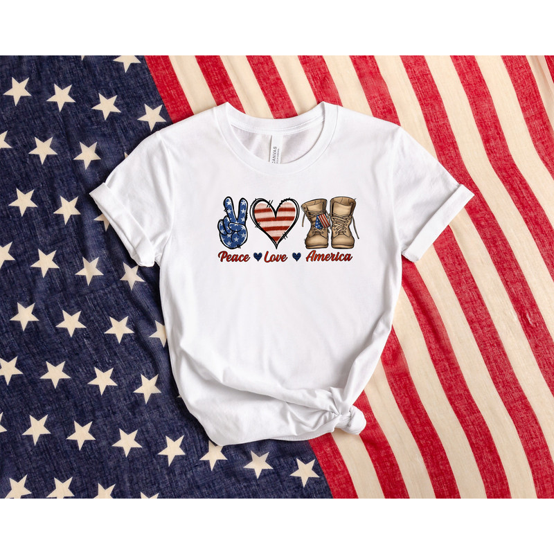 Peace Love America Shirt, America Shirt, Freedom Shirt, Patriotic Shirt, Peace Shirt, American Shirt, 4th Of July Shirt, Independence Day 1.jpg