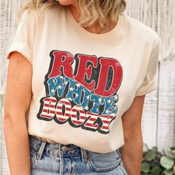 red white and boozy shirt, retro fourth of july shirt, 4th of july independence day tee, patriotic america shirt, freedo