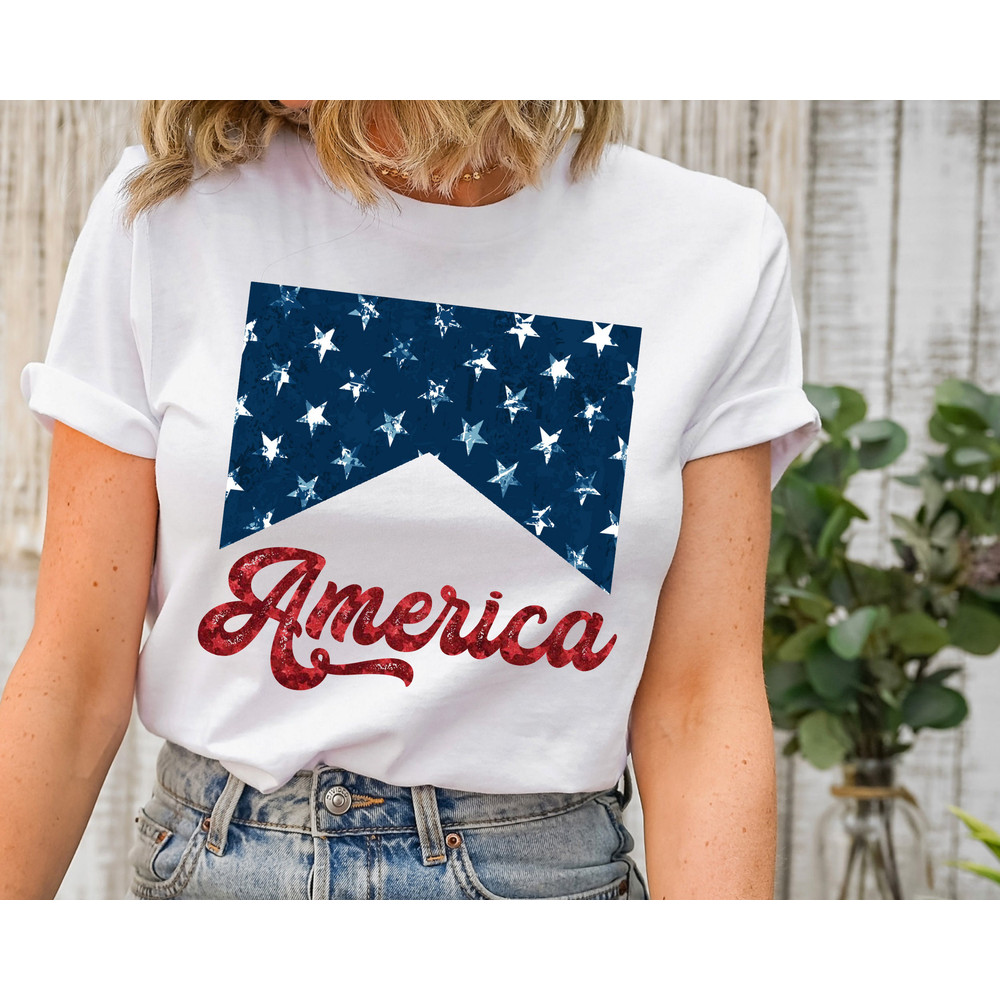 Retro America Shirt, America The Beautiful, 4th Of July Shirt, Fourth Of July, Patriotic USA Gift, Unisex Graphic Tee.jpg