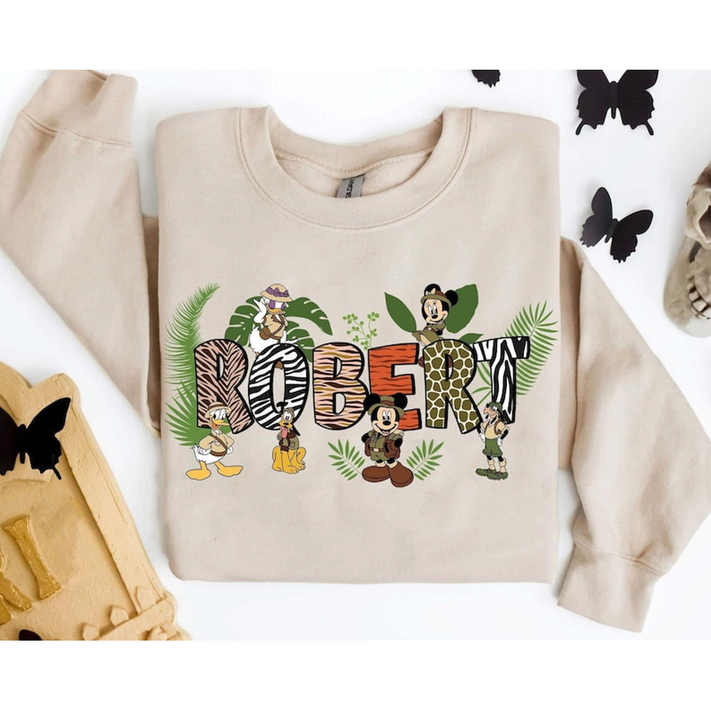 Custom Name Disney Animal Kingdom Shirt Personalized Disney Mickey And Friends T-Shirt Disneyland Matching Tee WDW.jpg