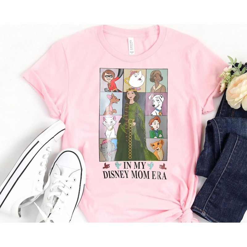 Disney In My Disney Mom Era Retro Shirt Funny Disney Mama T-Shirt Cute Mother'S Day Gift Tee Disneyland WDW Trip F.jpg