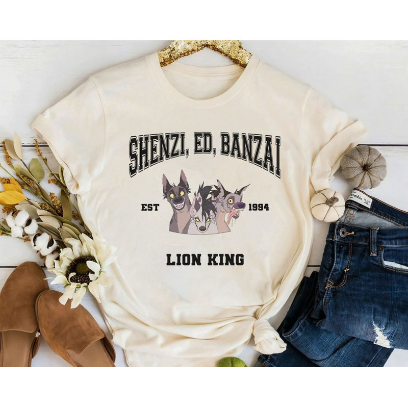 Disney Lion King All Characters Shirt, Mufasa Simba Timon T-shirt, Funny Lion King Matching Tee, Disneyland Trip Outfit.jpg