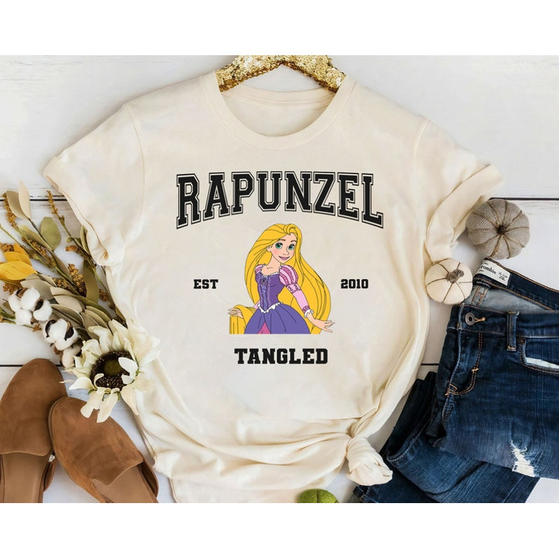 Disney Tangled All Characters Group Shirt, Rapunzel Gothel Retro T-shirt, Funny Disney Tangled Matching Tee, Disneyland.jpg