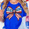 American Flag Bow Shirt, Patriotic Bow Shirt, Fourth of July Shirts, Independence Day, 4th of July T-Shirt, America Shirts, Shirts for Women.jpg