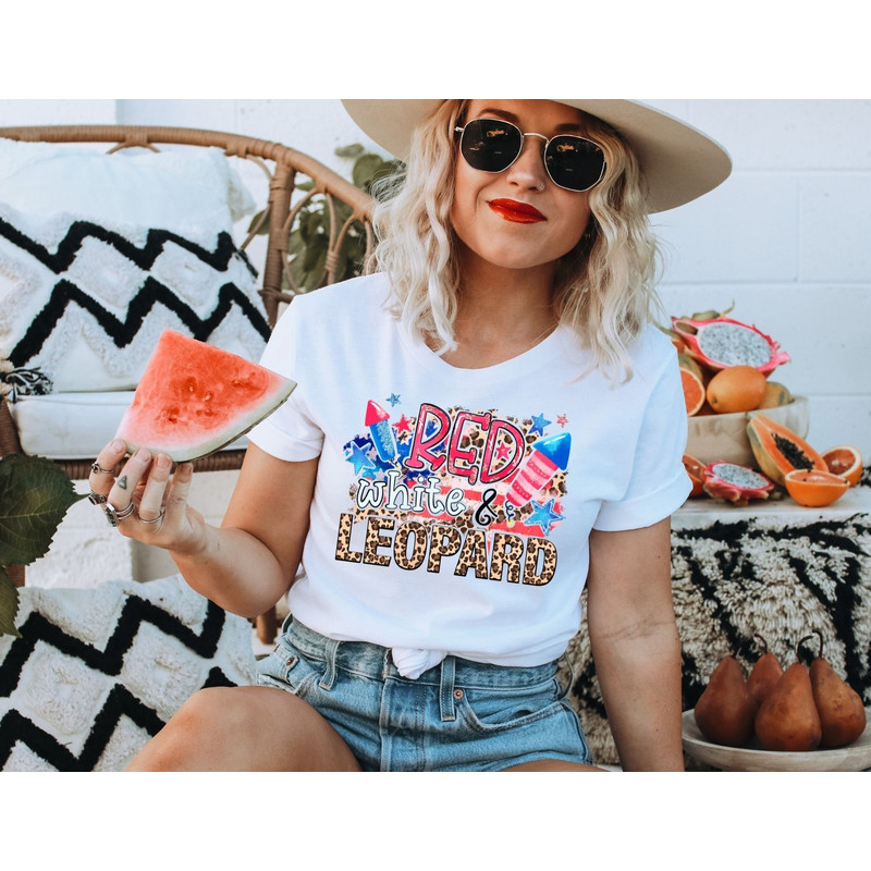 Red White and Leopard Shirt, Fourth of July Shirts, Independence Day Shirt, 4th of July T-Shirt, America Shirts.jpg