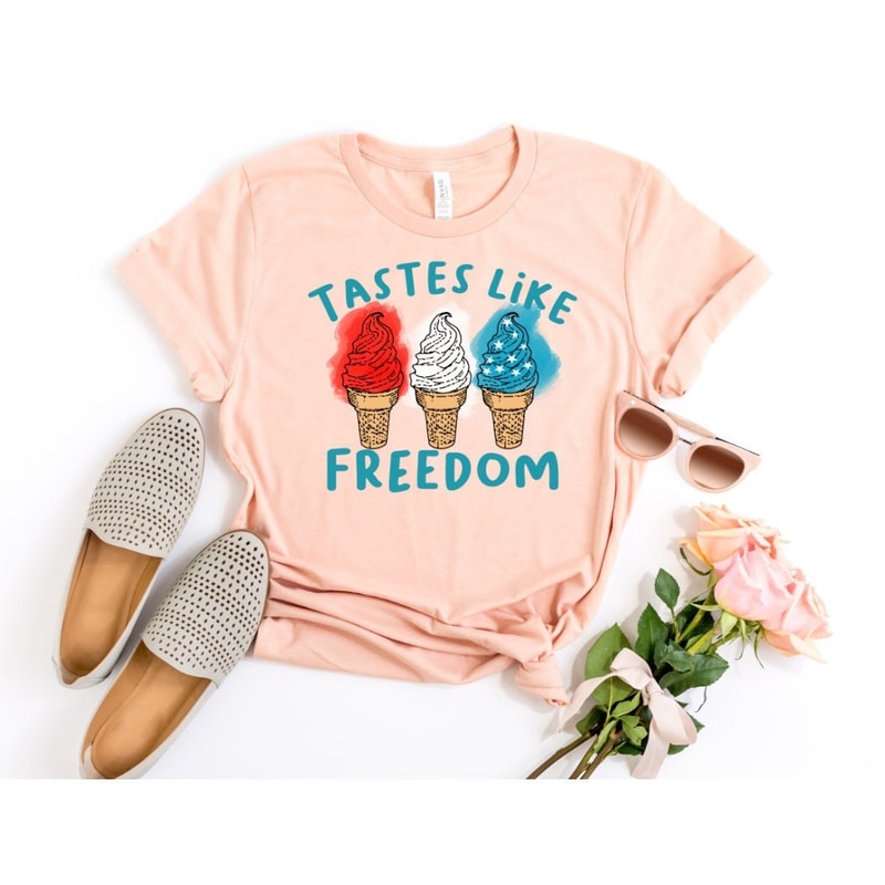 Tastes Like Freedom Shirt, Fourth of July Shirt, Patriotic Shirt, Funny July 4th Shirt, Independence Day, Freedom Shirt.jpg