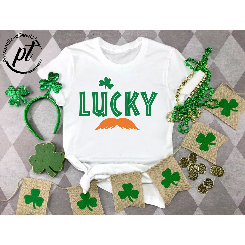 Lucky Shamrock Shirt,Saint Patrick's Day Shirt,Clover Shirt,Lucky Dude Shirt,Shamrock Shirt,Irish Green Tee, St Patricks Day Gifts For Kids.jpg