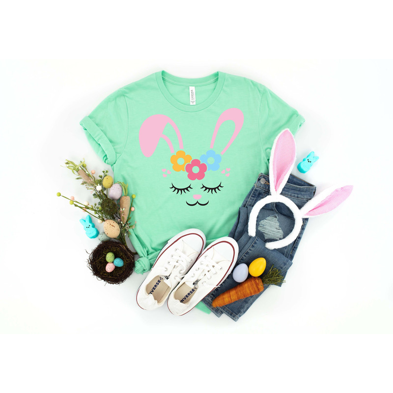 Bunny Face Shirt, Cute Bunny Face Shirt, Easter Shirt, Cute Easter Shirt, Easter Shirt for Kids, Easter Tshirt, Easter Bunny Shirt.jpg