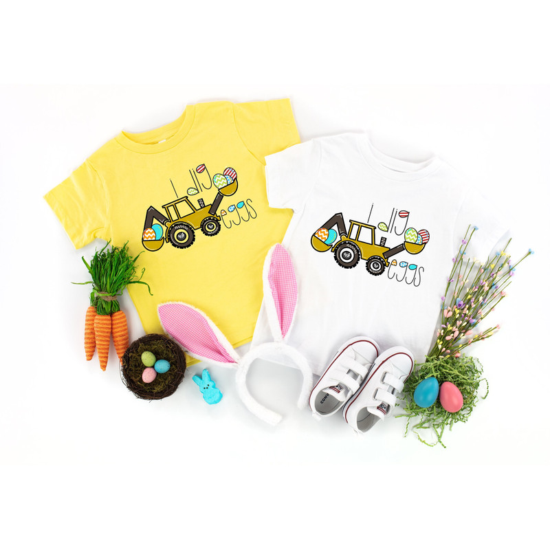 I Dig Eggs Shirt, Easter Boy Shirt, Easter Kids Shirt, Easter Shirt, Excavator Kids Shirt, Excavator Boy Shirt, Egg Hunting Shirt, Egg Shirt.jpg