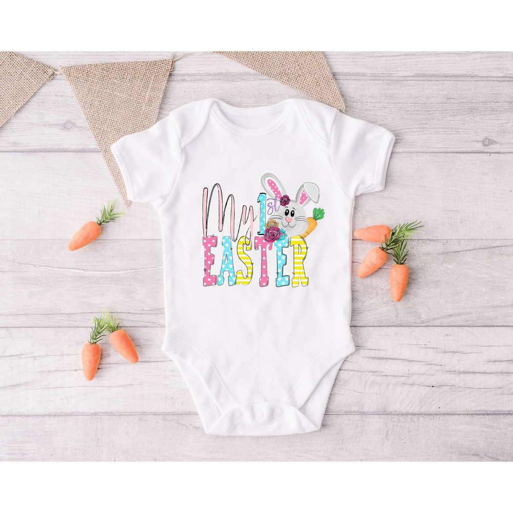 My 1st Easter Shirt, Easter Bunny Shirt, Bunny Shirt, Easter Kids Shirt, 1st Easter Shirt, Easter Baby Onesie, Cute Easter Shirt, Cute Shirt.jpg