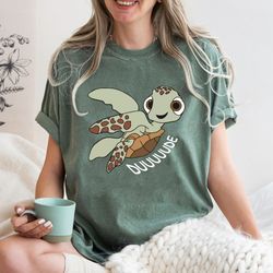 comfort colors squirt shirt nemo, finding nemo shirt, disney pixar shirt, disney finding dory shirt, squirts snorkeling,