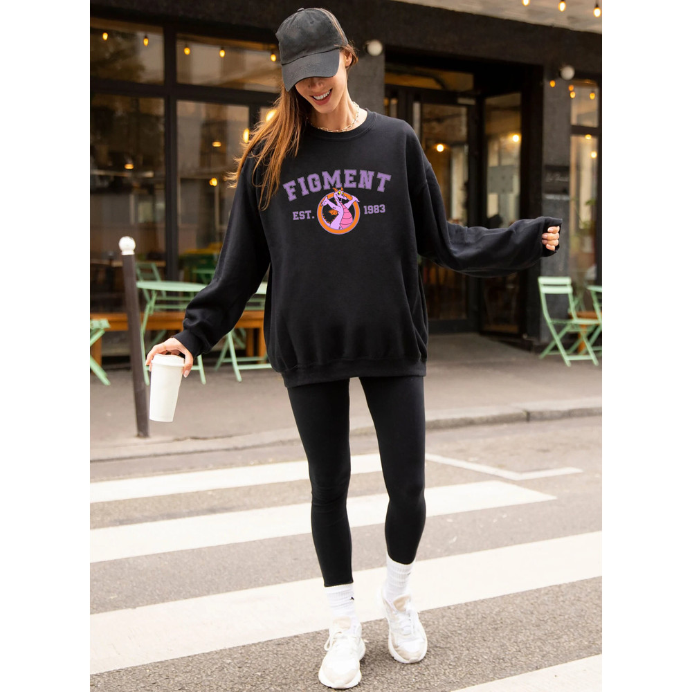 Disney Figment Sweatshirt, Epcot Figment Shirt, Figment Est 1983 Shirt, Purple Dragon Shirt, One Little Spark Shirt, Disney Epcot Shirt.jpg