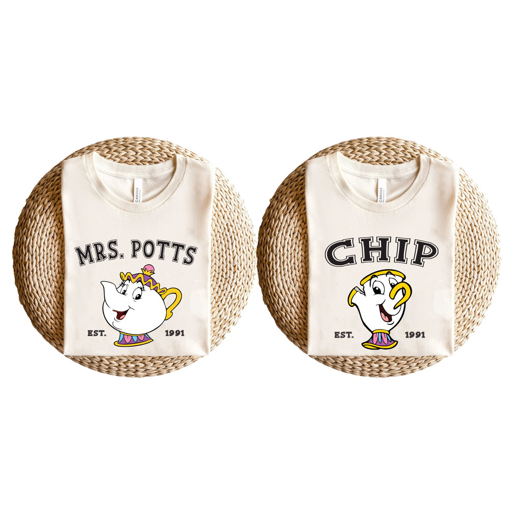 Disney Mrs.Potts And Chip Shirt, Beauty And The Beast, Mom And Daughter Matching Tee, Mother's Day Gift, WDW Family Trip.jpg
