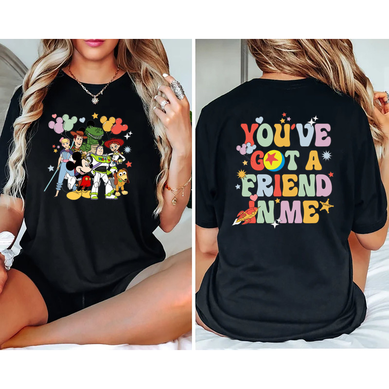 Disney Toy Story You're Got A Friends In Me Shirt, Vintage Character Group Matching, Jessie And Buzz Shirts, Disney Family Shirt.jpg