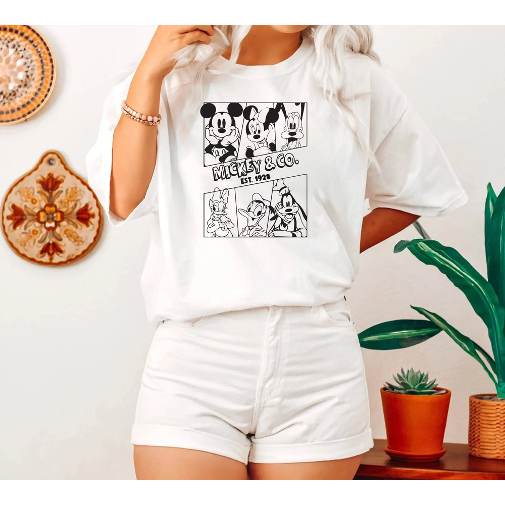 Mickey & Co Est. 1928 tshirt, Disney World Shirt For Groups, Family Vacation T-shirt, Family Trip Shirt, Magic Kingdom, Mickey shirt.jpg