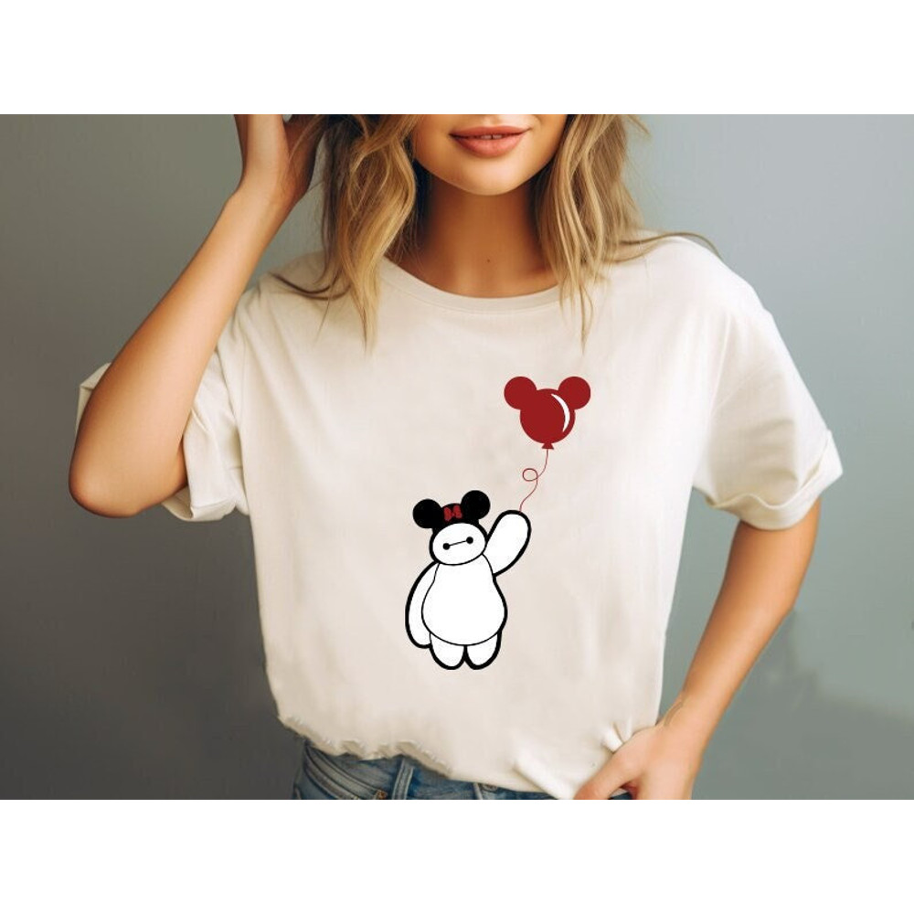 Retro Big Hero Baymax Shirt, Mickey Ears Shirt, Cute Baymax Shirt, Big Hero Six 6, Disneyworld Shirt, Disney Family Shirts.jpg