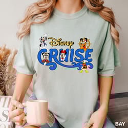 disney friends cruise shirt, comfort colors disney shirt, disney friends shirt, disney trip shirts, disney cruise shirt,