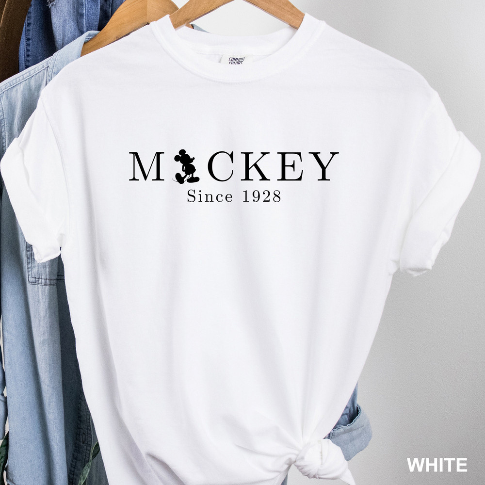 Disney Mickey Since 1928 Shirt, Comfort Colors Disney Shirt, Disney Family Shirt, Disney Mickey Mouse Shirt, Disney Trip Shirt, 150899.jpg